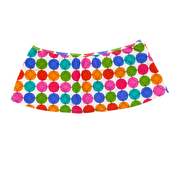 Mod Dot Print Micro Mini Skirt (L)