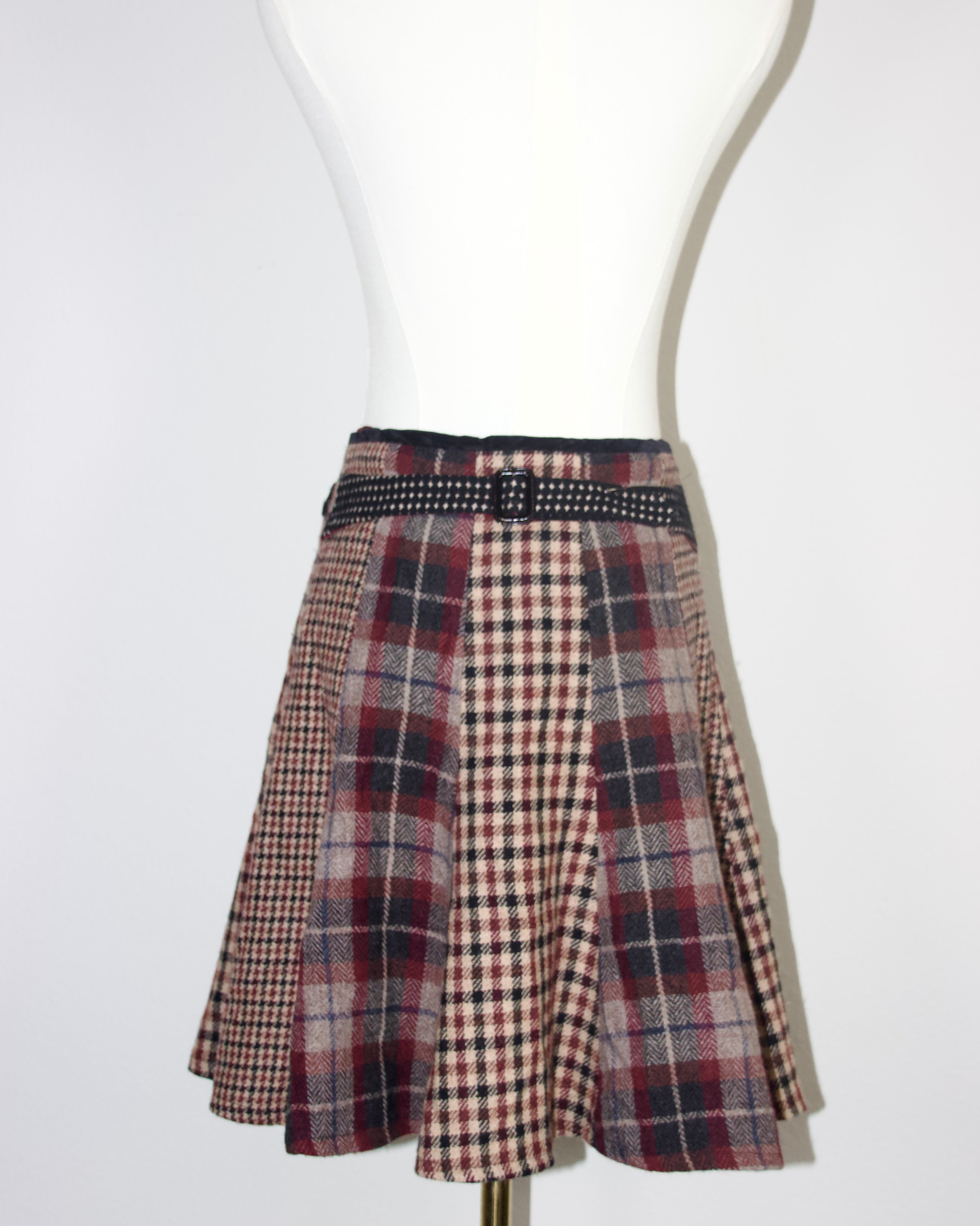 Japanese Two Sided Midi Skirt (S)