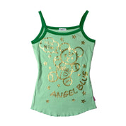 Angel Blue Teddy Bear Graphic Tank (S)