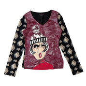 Custo Barcelona Metallic Graphic Long Sleeve (S)