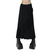Y2K Black Maxi Skirt (M)