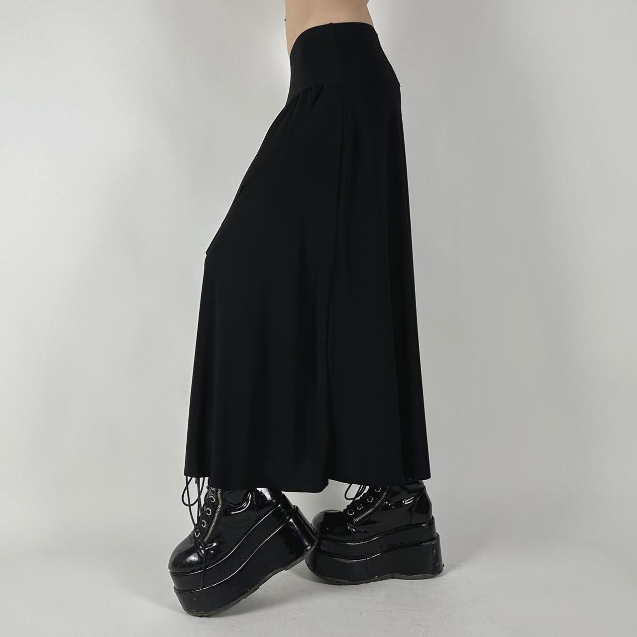 Y2K Black Maxi Skirt (M)