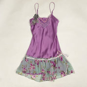 Bloomspell Silk Mini Dress (S/M)