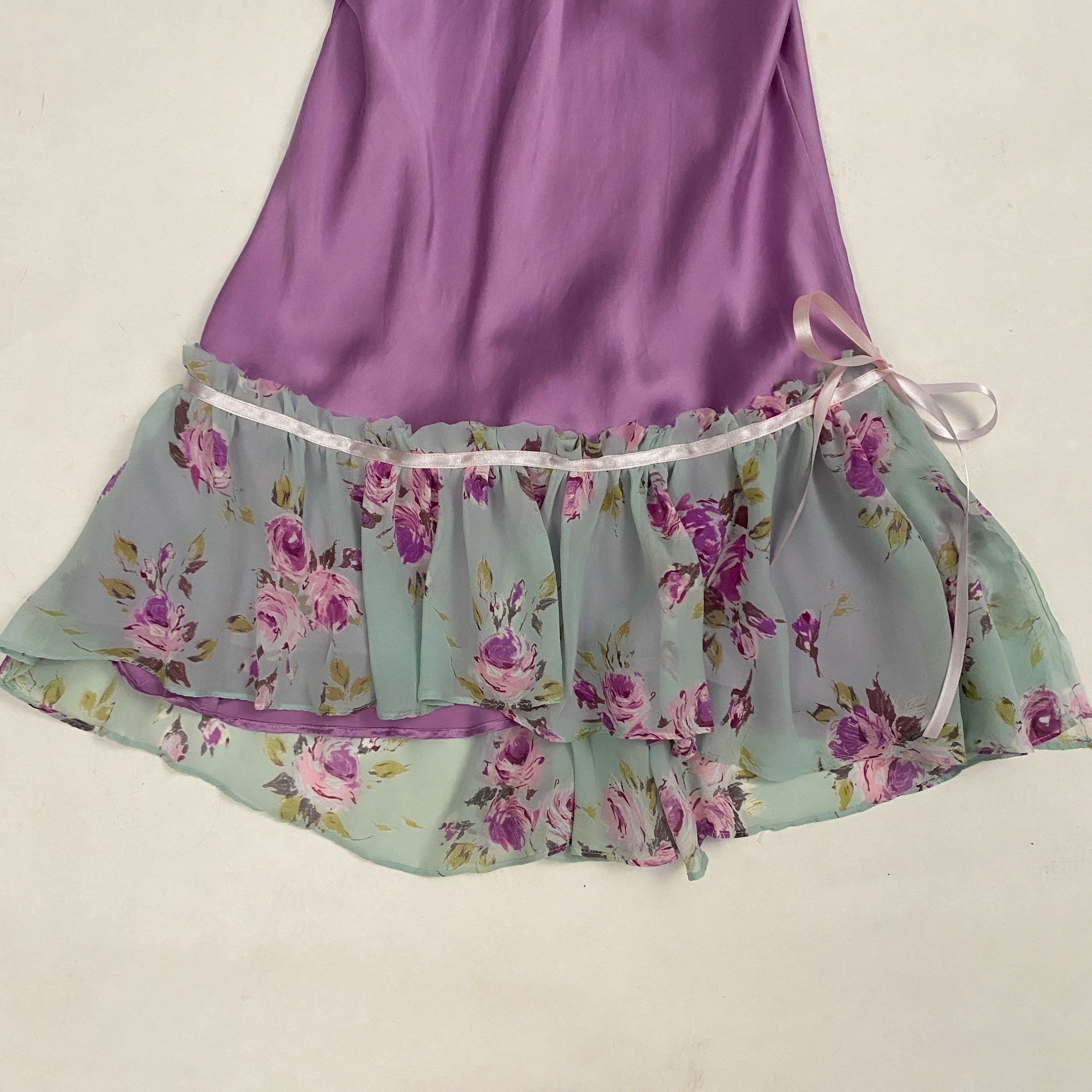 Bloomspell Silk Mini Dress (S/M)
