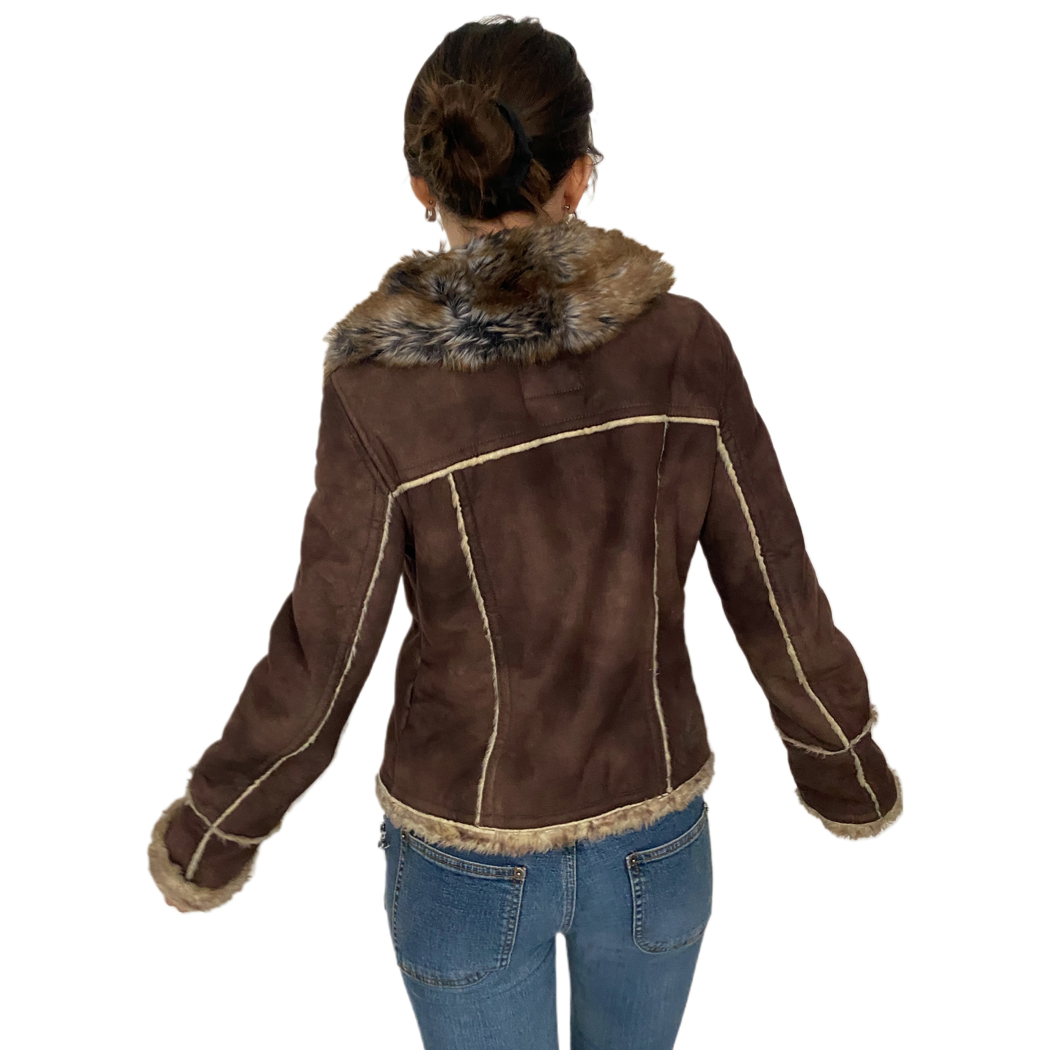 Miss Sixty Faux Fur Jacket (L)