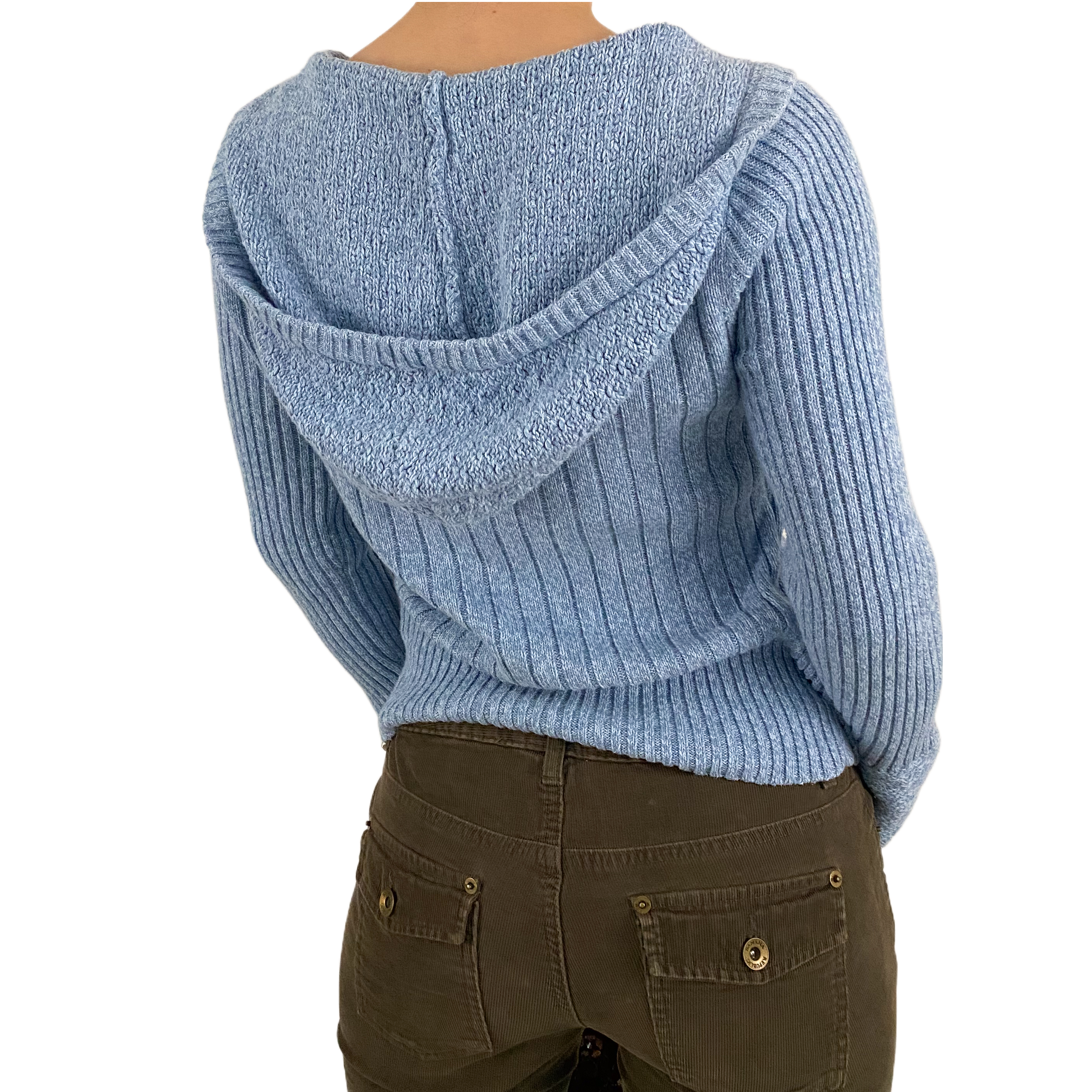 DKNY Hooded Quarter Zip (S)