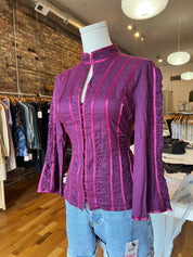 Vintage Keyhole Purple Top