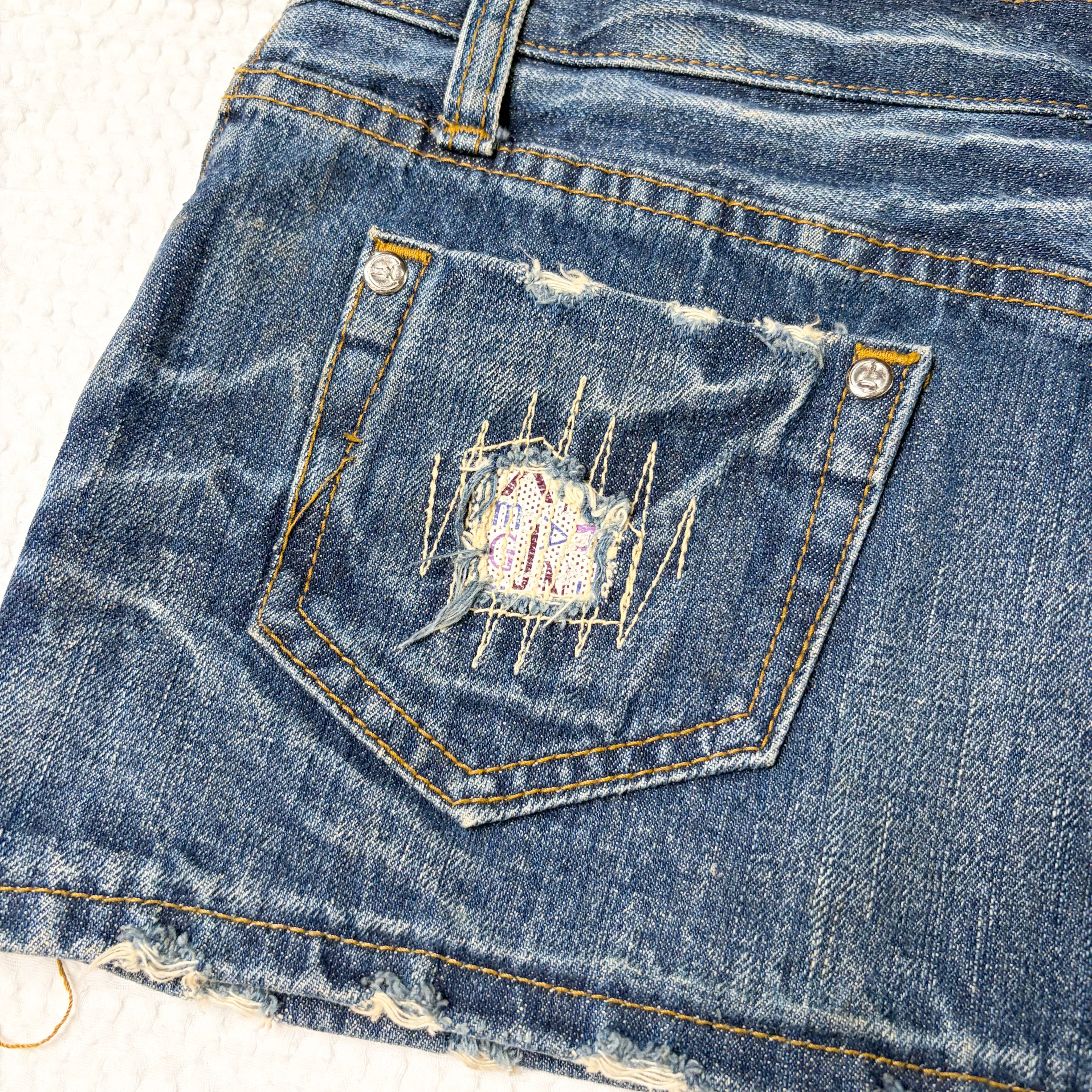 Ben's Jeans Low Rise Mini Skirt (S-M)