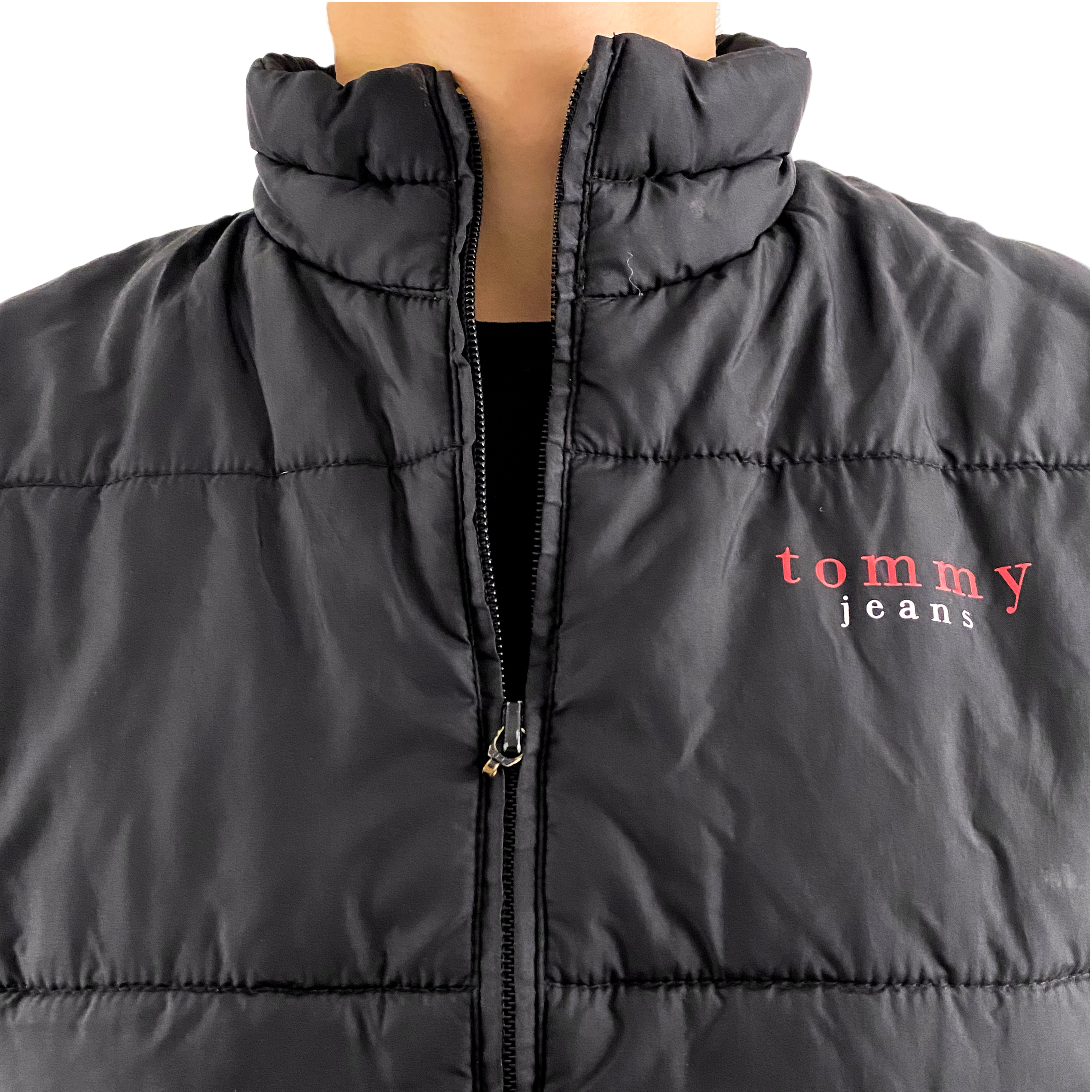 1999 Tommy Hilfiger Puffer Vest (M)