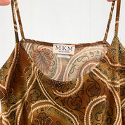 2000s MKM Whimsy Bronze Tank Top (XS/S)