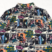 Comic Graphic Mock Neck Sweater (M)