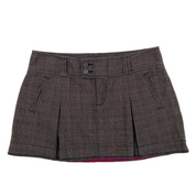 Plaid Academic Mini Skirt (M)