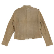 Military Style Suede Jacket (L)