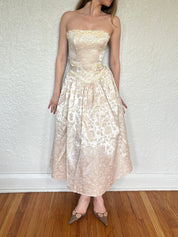 Vintage Bridal Strapless Grown