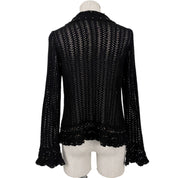 Crochet Tie Front Cardi (L)