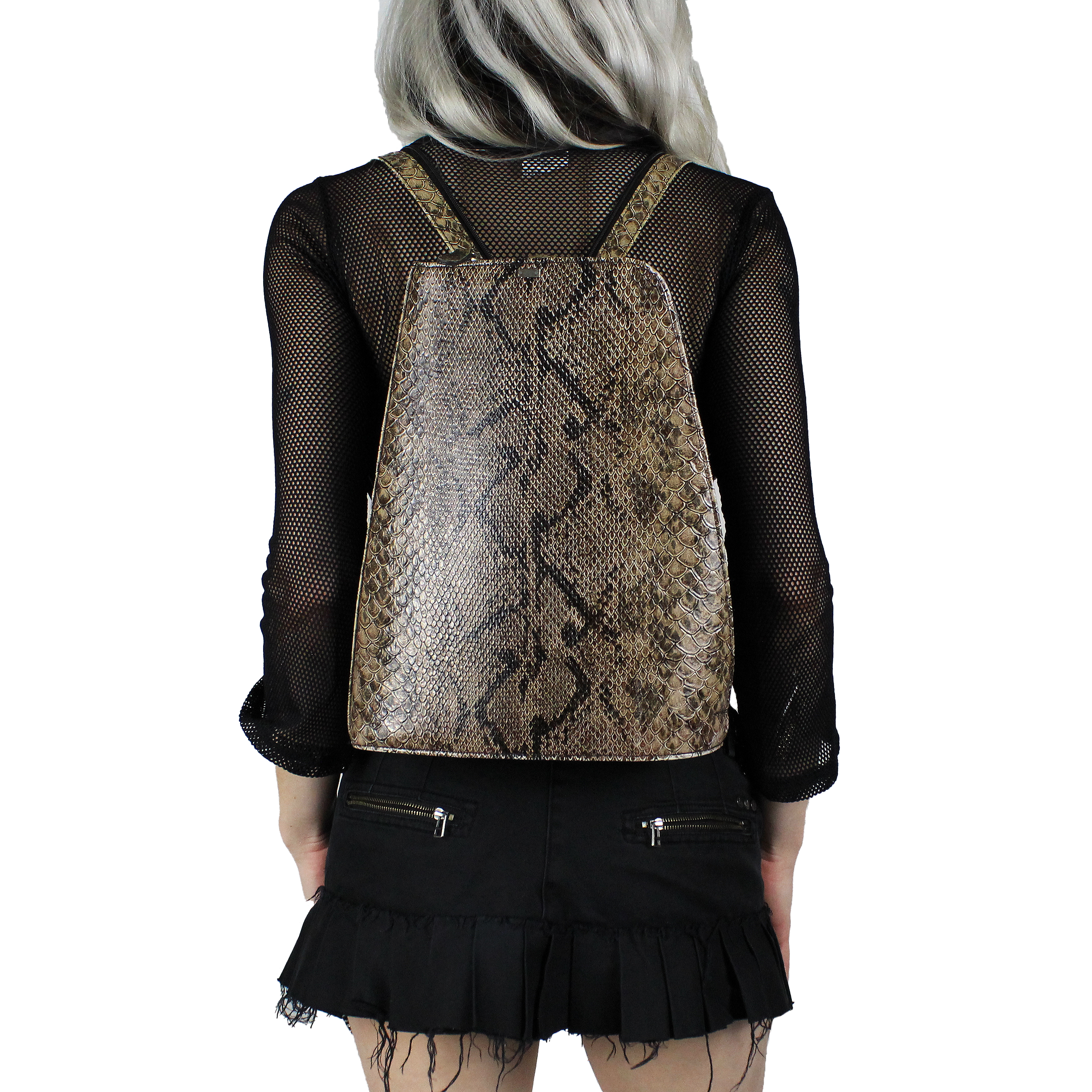 Vintage Python Coffin Backpack