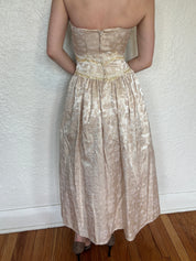 Vintage Bridal Strapless Grown