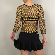 Beaded Crochet Top (S/M)