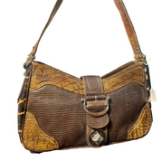 Leather shoulder bag