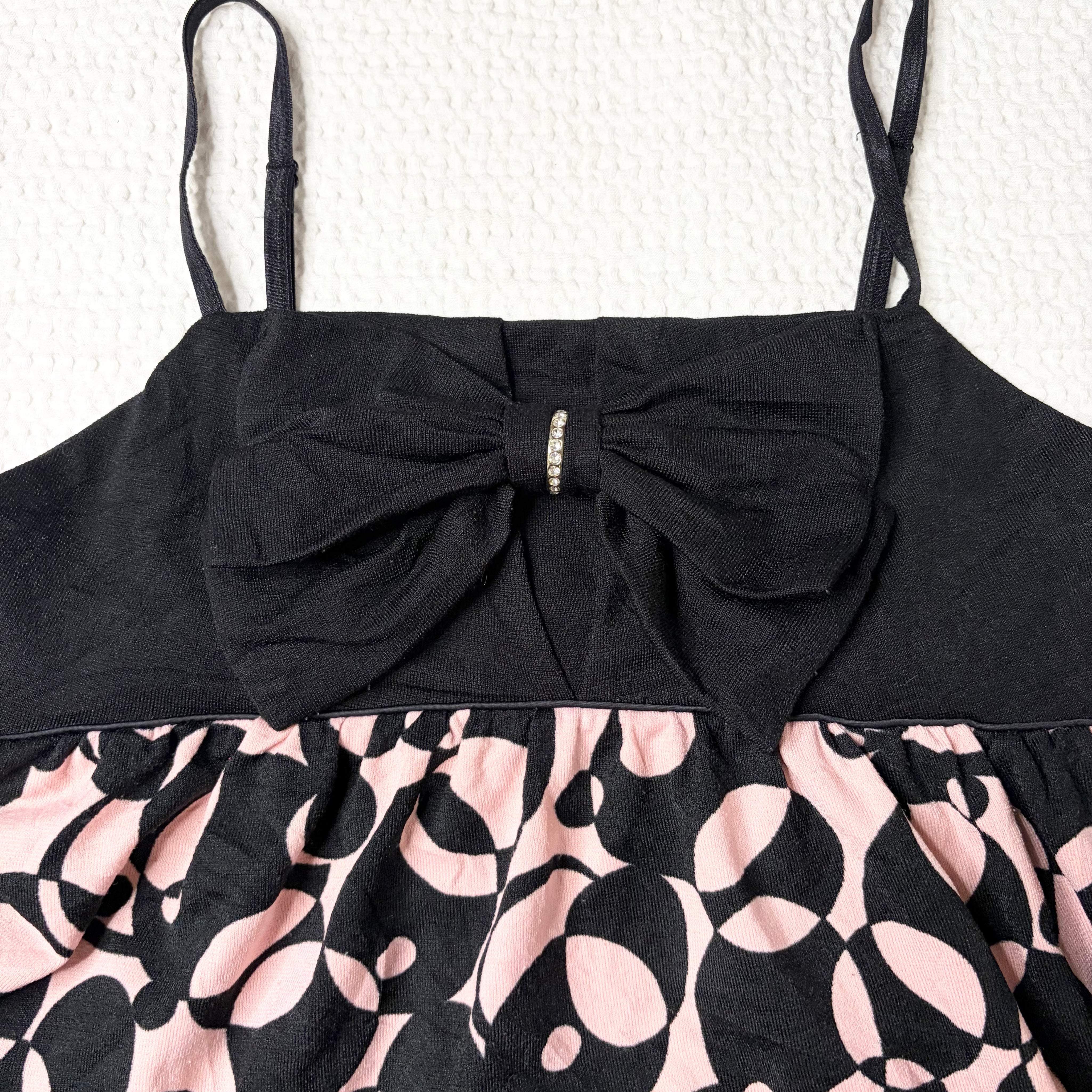 J-Fashion Coquette Babydoll Bubble Hem Dress (S)