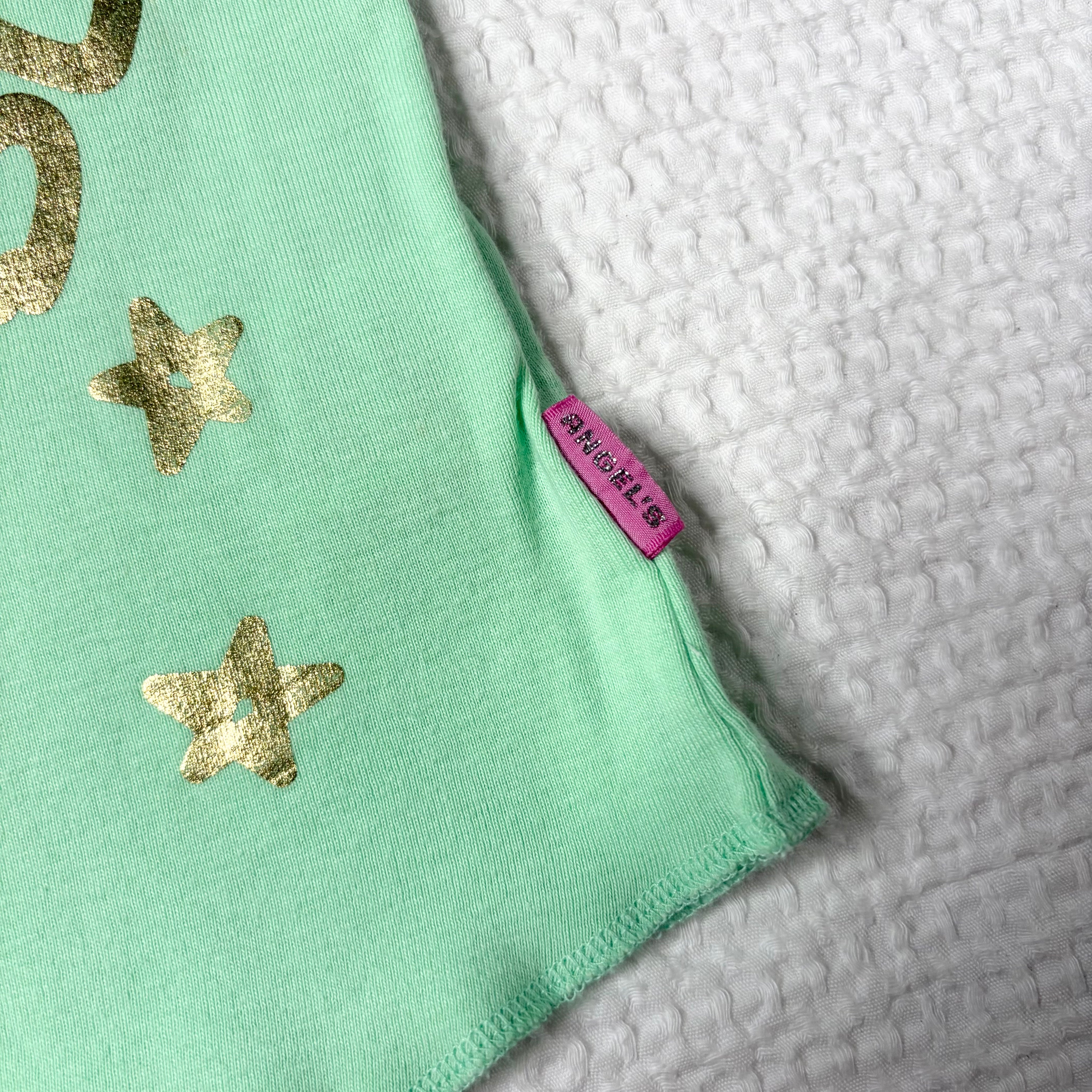 Angel Blue Teddy Bear Graphic Tank (S)