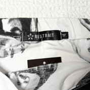 J-Fashion Graphic Ruched Tube Top (M)