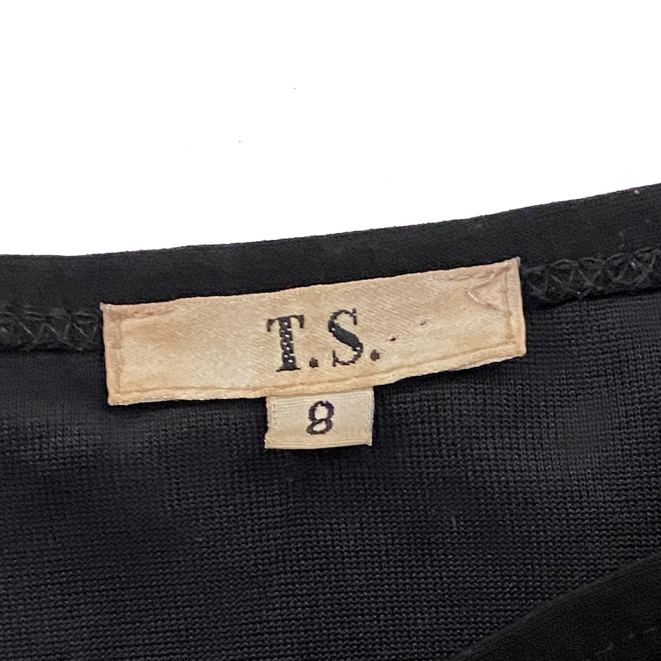 Vintage Black Tiered Mini Skirt (M)