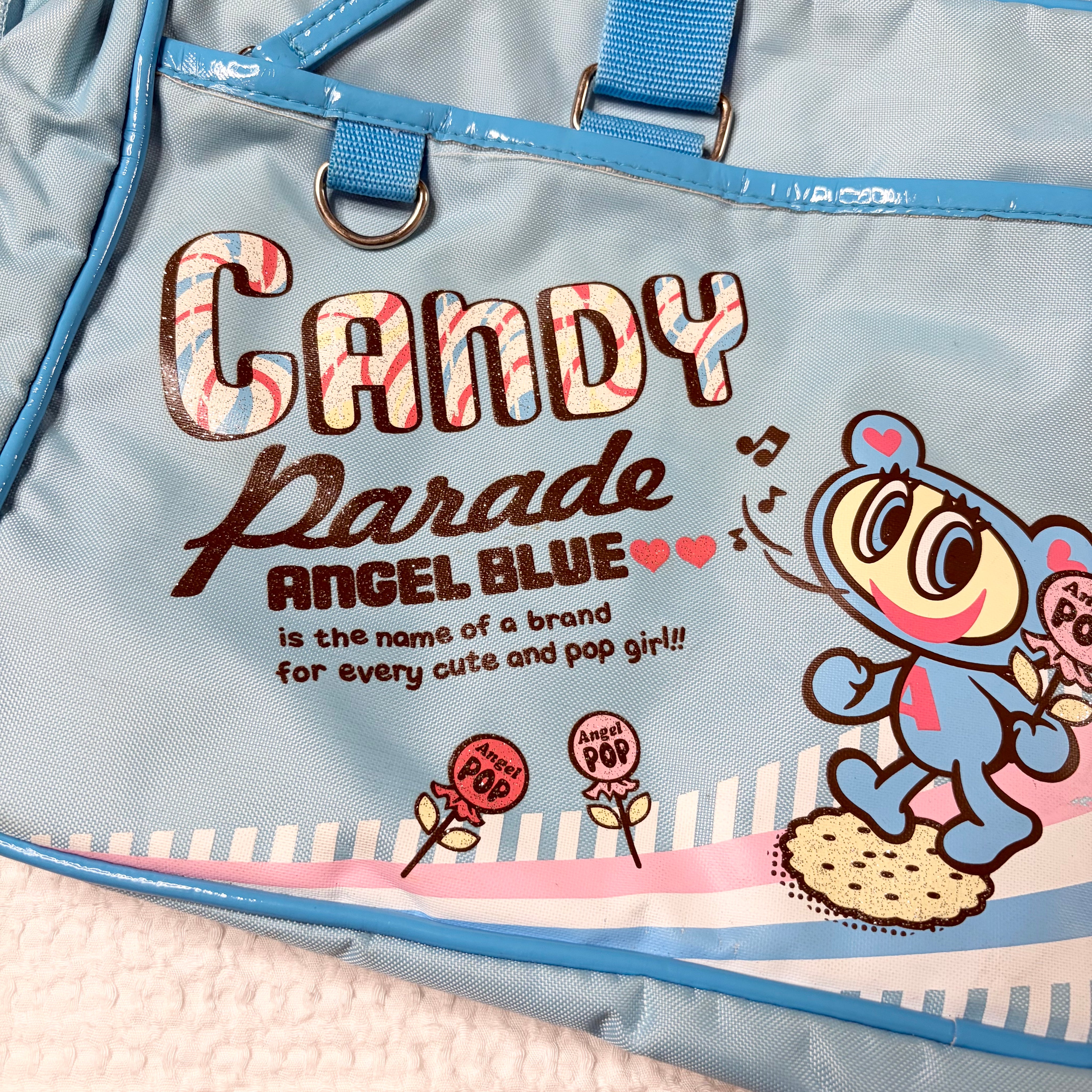 Angel Blue Graphic Tote Bag