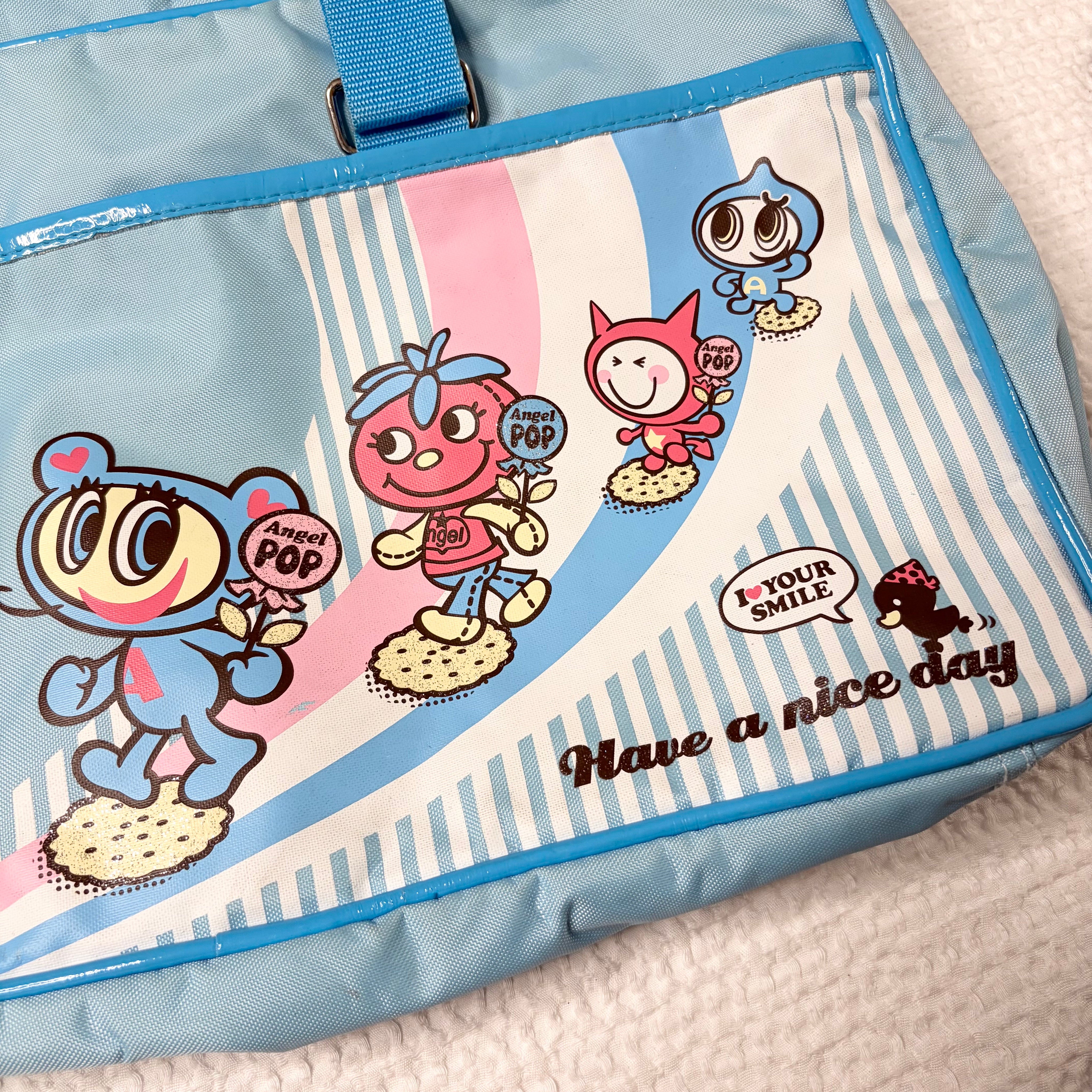 Angel Blue Graphic Tote Bag