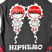 Hip Hero Grungy Hooded Mini Dress (M-L)
