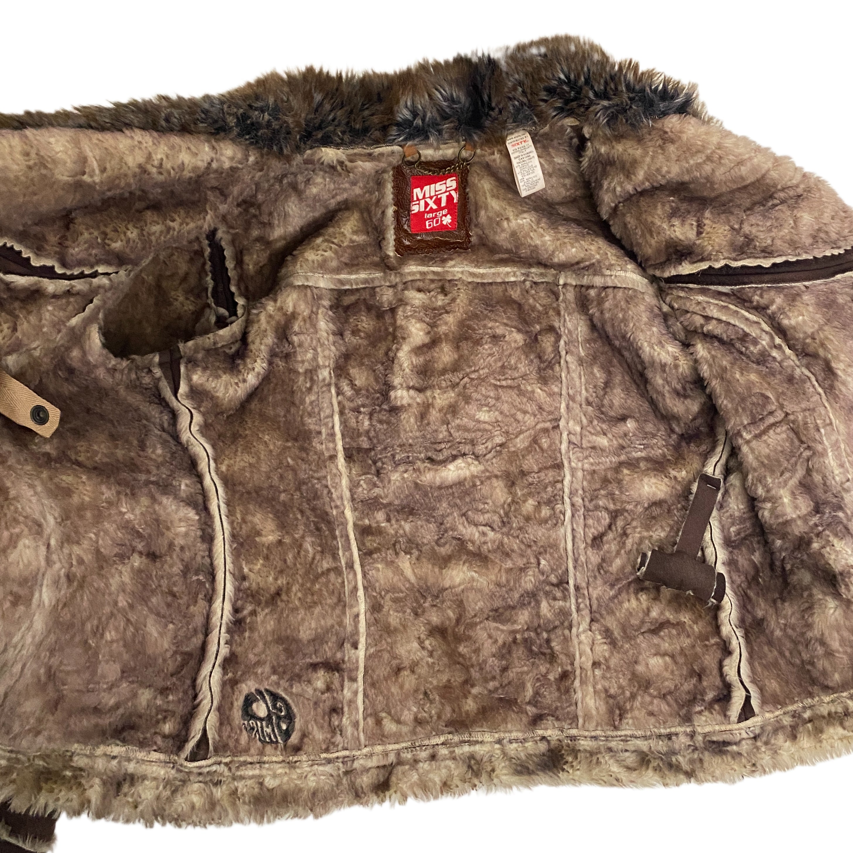 Miss Sixty Faux Fur Jacket (L)