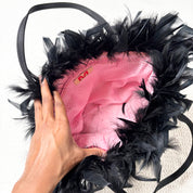 Marilyn Monroe Feather Trim Bag
