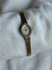 Vintage Genuine Diamond Bezel Watch