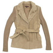 Tan Suede Belted Top (M)