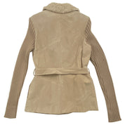 Tan Suede Belted Top (M)