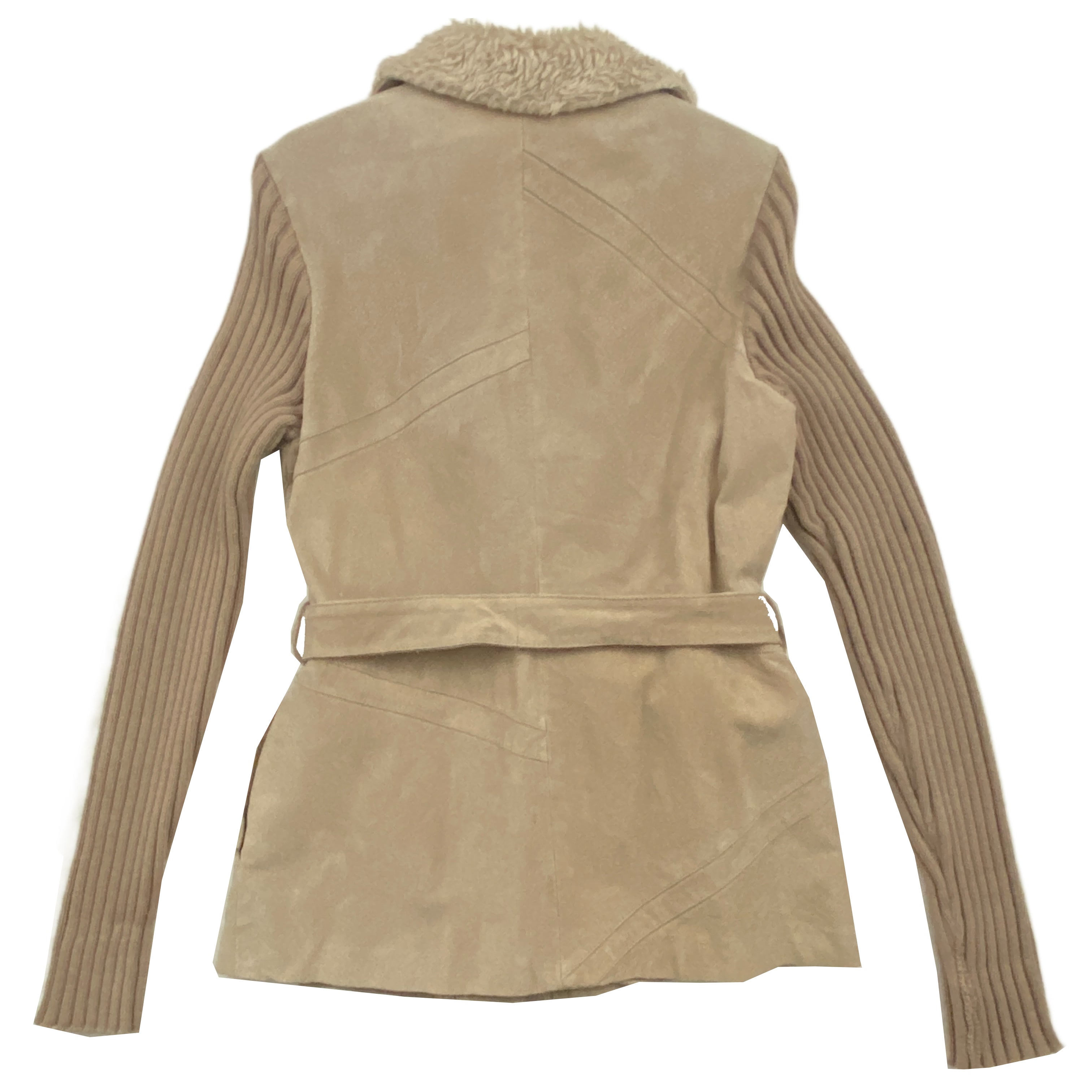 Tan Suede Belted Top (M)