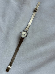 Vintage Genuine Diamond Bezel Watch