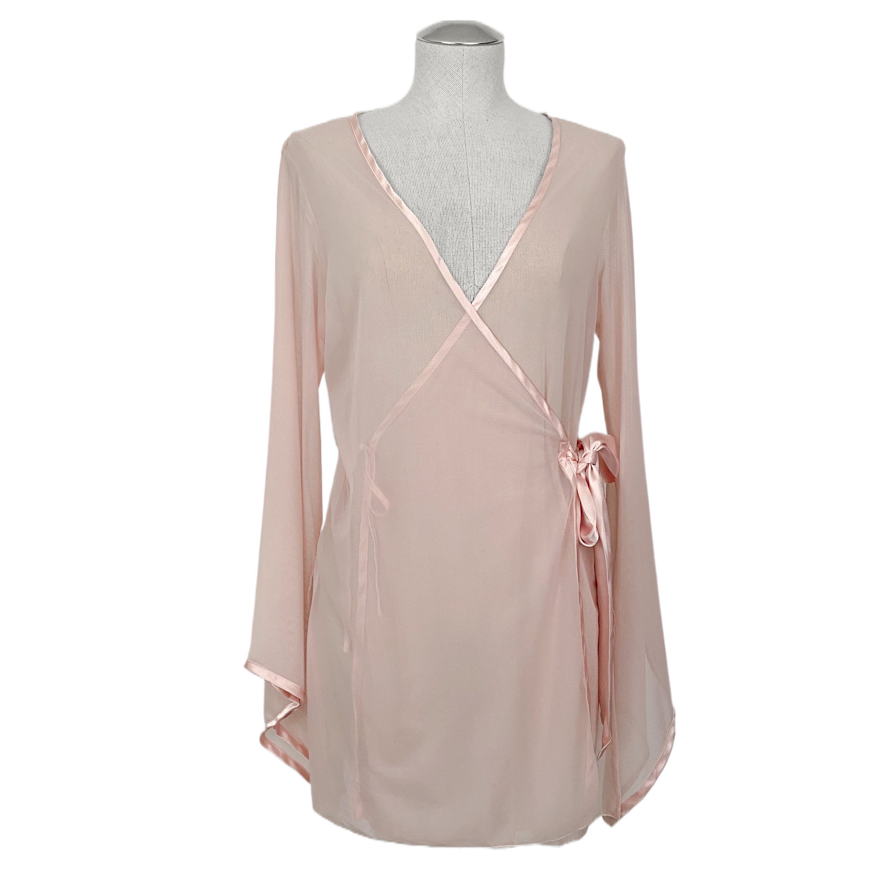 Rose Quartz Mesh Robe (L)