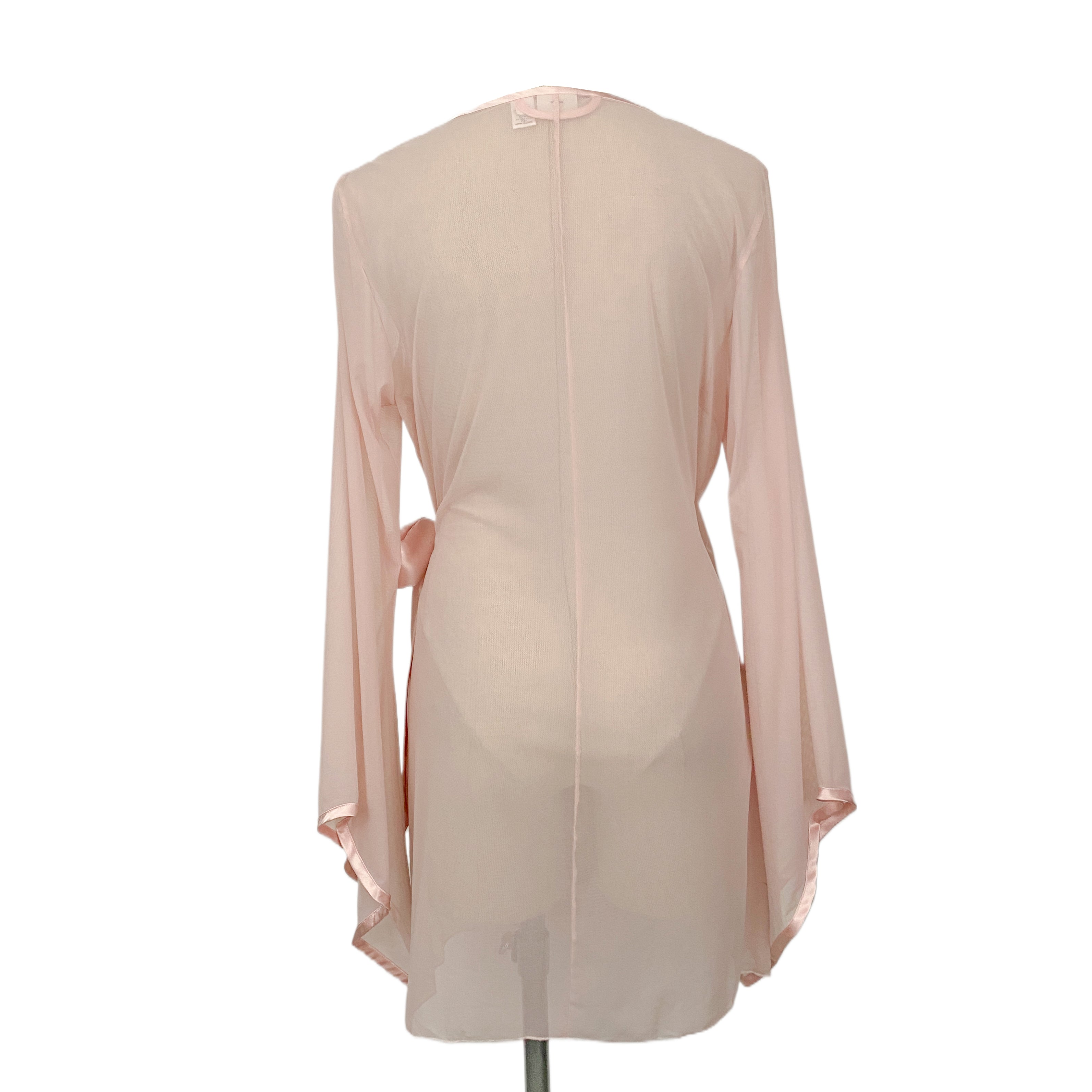 Rose Quartz Mesh Robe (L)