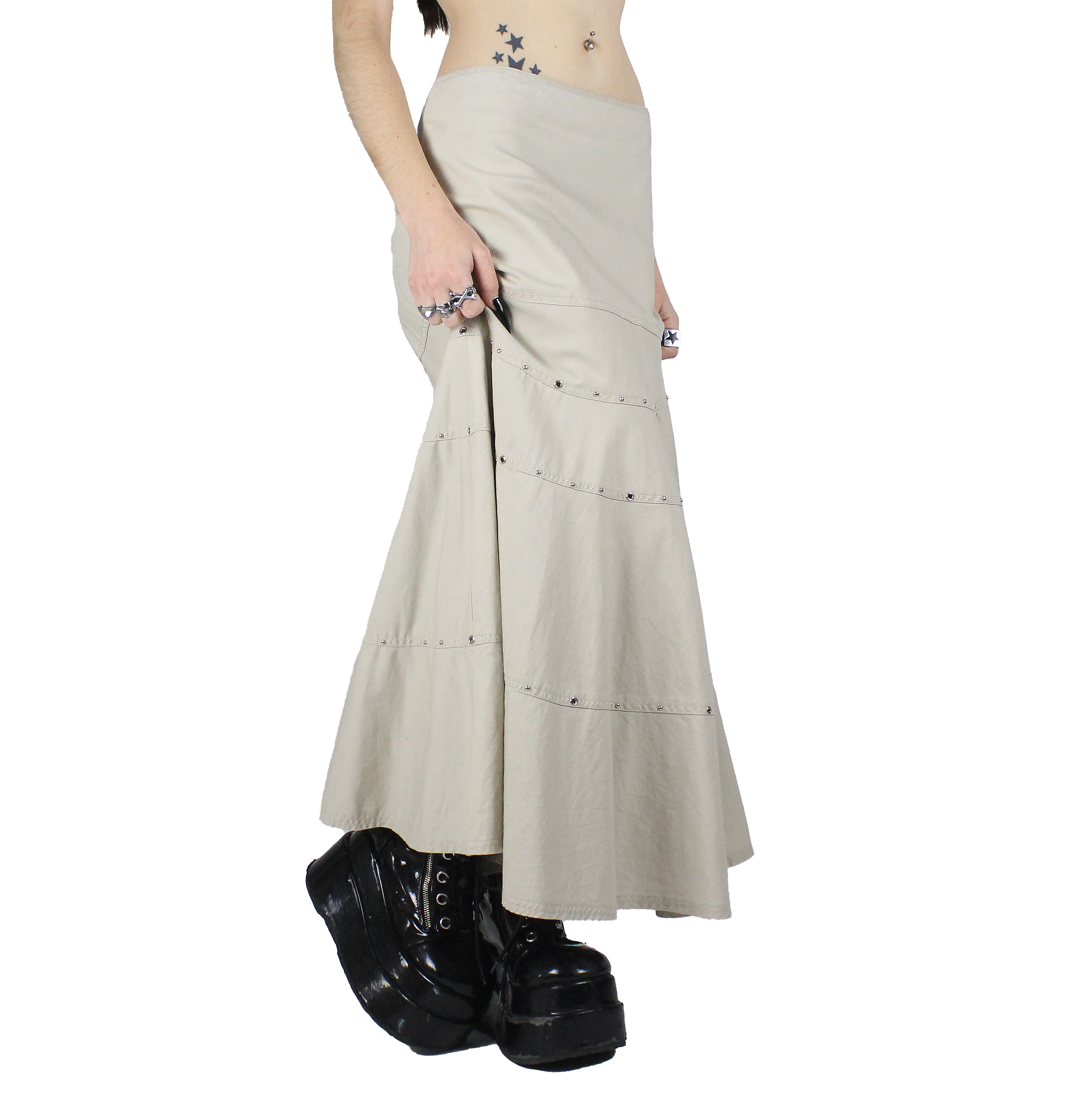 Y2K Utility Maxi Skirt (M/L)