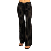 2000s l.e.i Black Striped Pants (M)