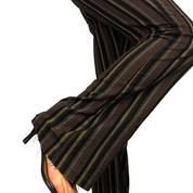 2000s l.e.i Black Striped Pants (M)