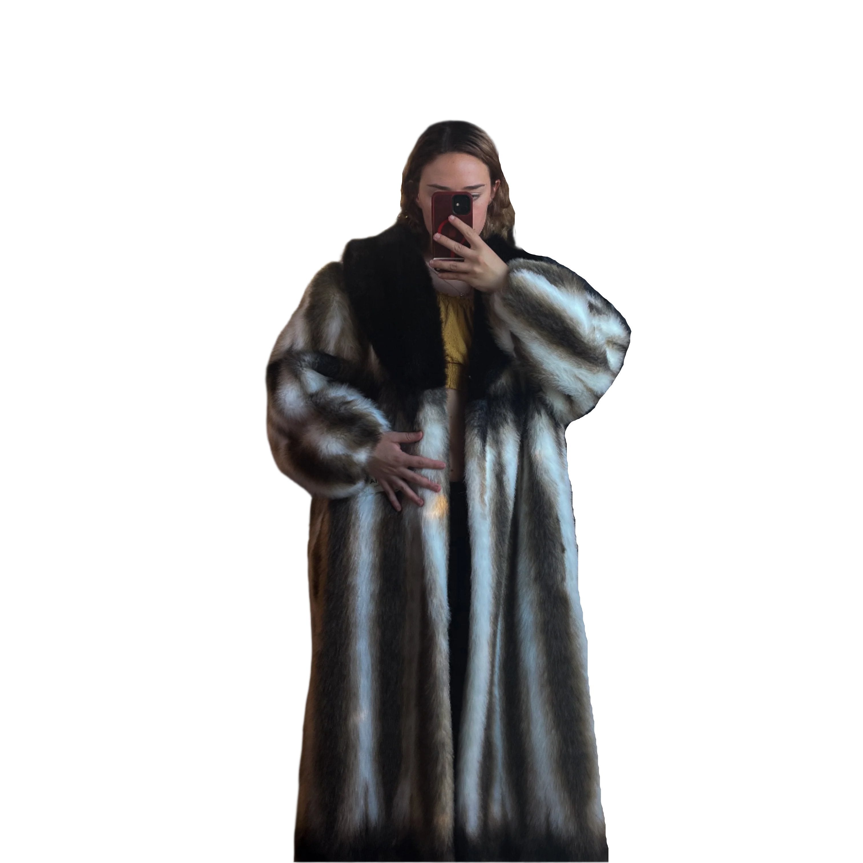 Olympia limited faux fur coat – Holy Thrift