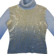 Soft Knit Sequin Turtleneck (M)