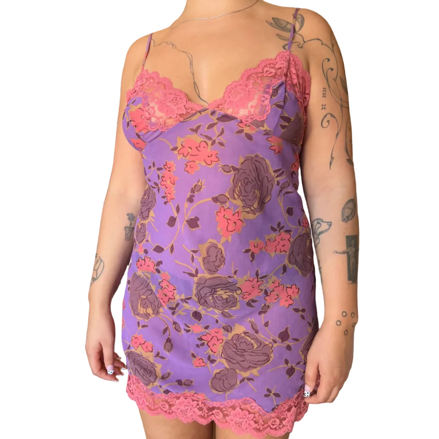 Y2K Victoria's Secret Lilac Slip (L)