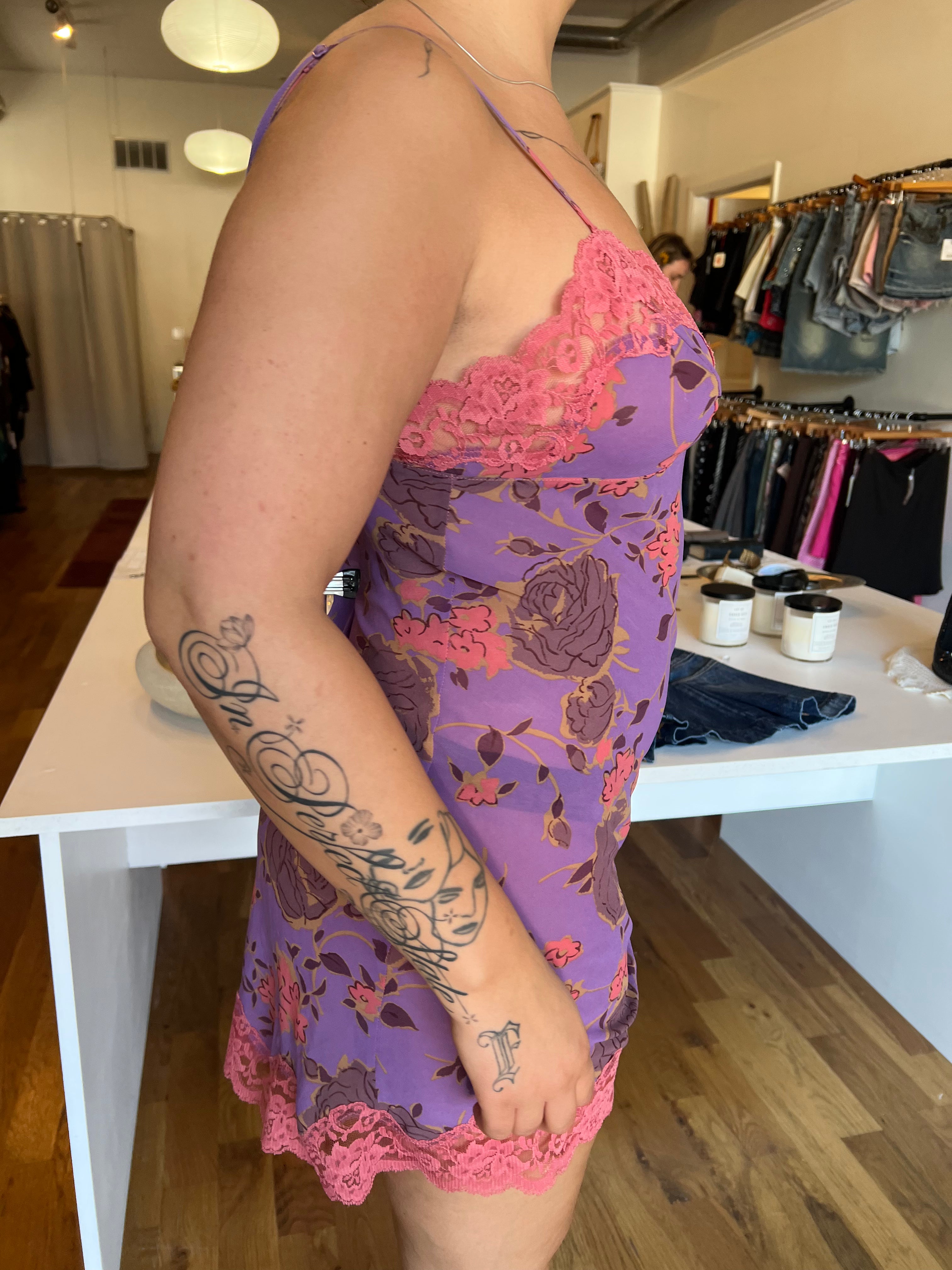 Y2K Victoria's Secret Lilac Slip (L)
