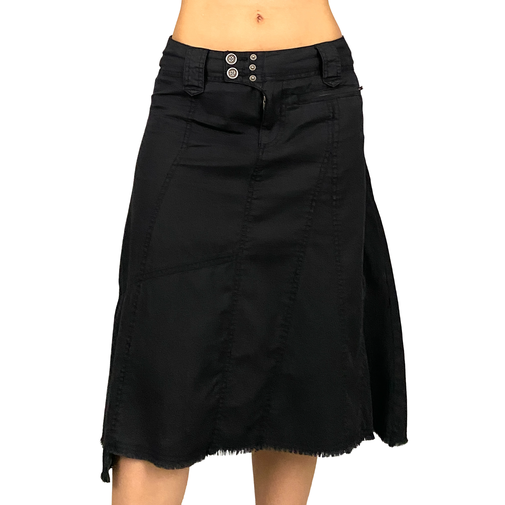 Euro Cotton Whimsigoth Midi Skirt (XS)