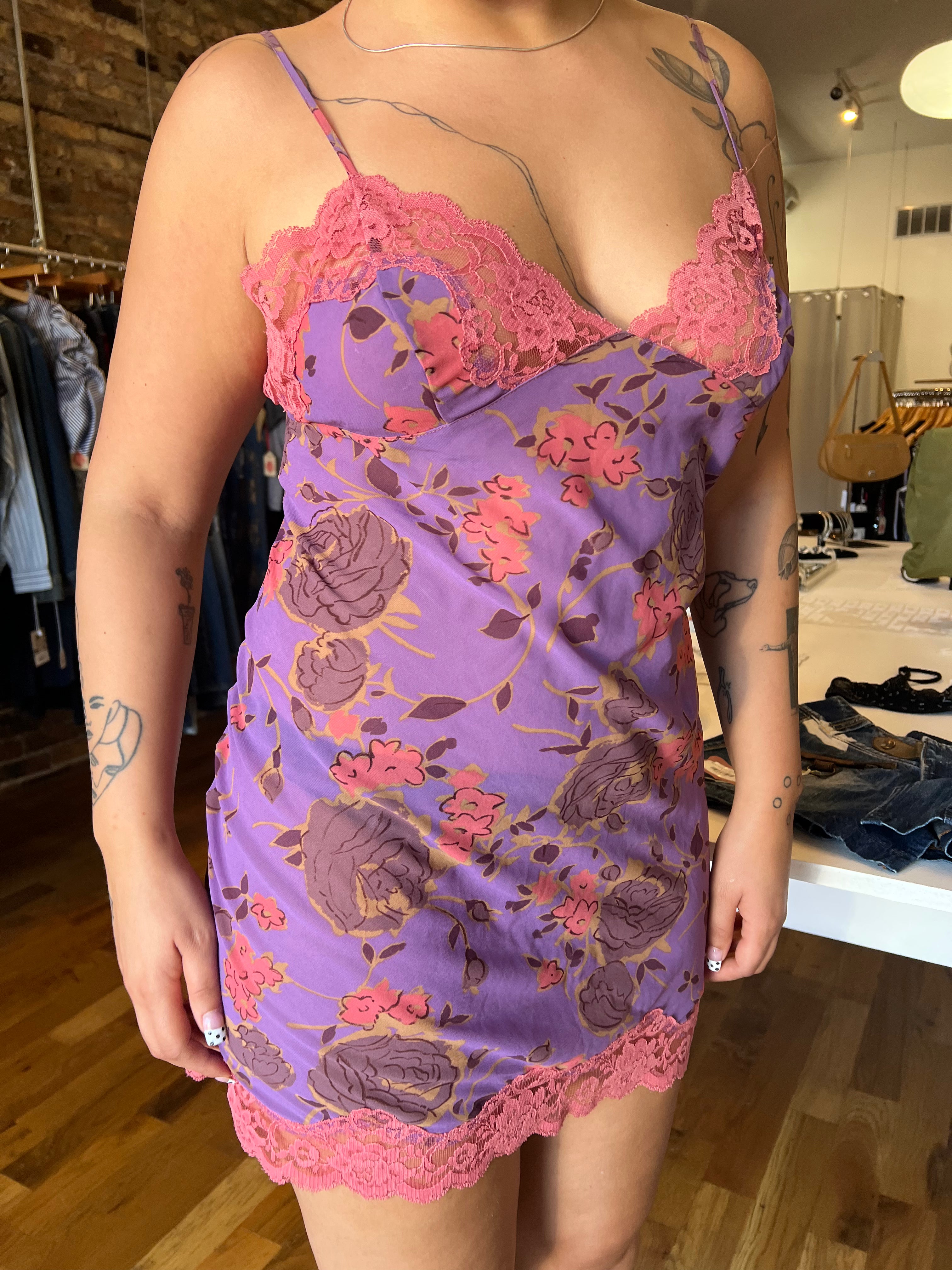 Y2K Victoria's Secret Lilac Slip (L)