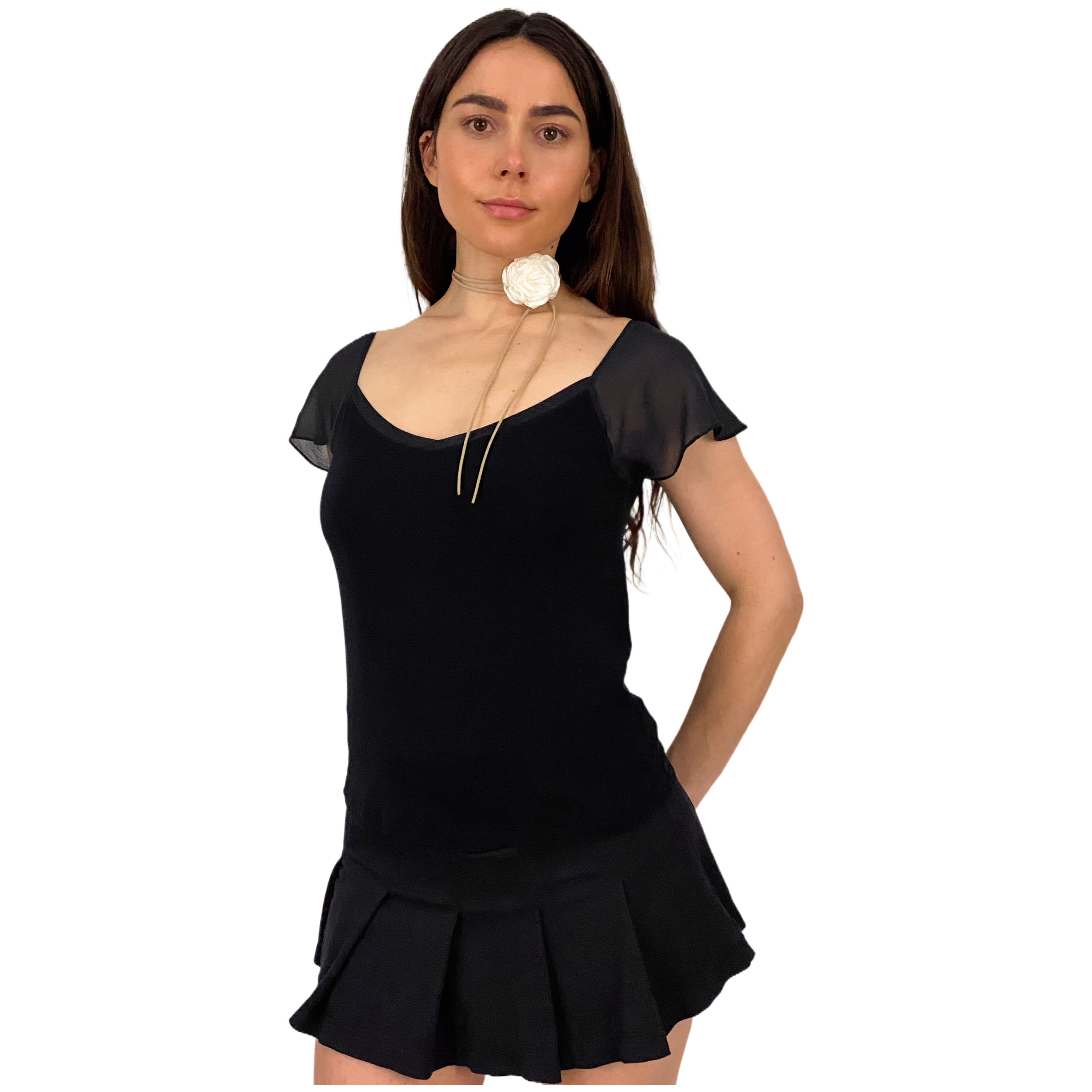 Ralph Lauren Silk Flutter Top (M)