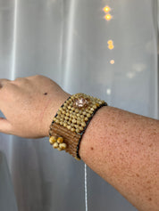 Vintage Beaded Cuff